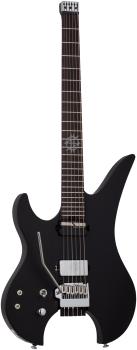 SCHECTER Electric Guitar, Synyster Gates Custom-6 TR S Headless, Satin Black, LH