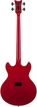 SCHECTER Electric Bass Guitar, Signature Simon Gallup Corsair Bass, Red/Black