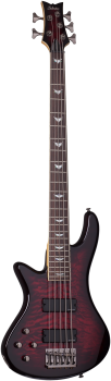 SCHECTER Bassgitarre, Stiletto Extreme-5, Black Cherry, LinkshÃÂÃÂ¤nder