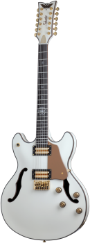 SCHECTER E-Gitarre, Signature Wayne Hussey Corsair-12, Ivory