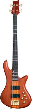 SCHECTER Bassgitarre, Stiletto Studio-4, Honey Satin