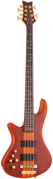 SCHECTER Electric Bass Guitar, Stiletto Studio-8, Honey Satin, Lefthand