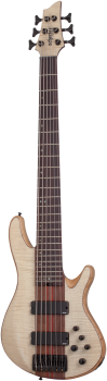 SCHECTER Electric Bass Guitar, Charles Berthoud CB-6, Natural Satin