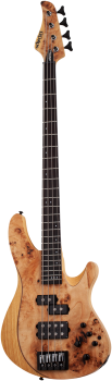 SCHECTER Electric Bass Guitar, Reaper-4, Natural Satin