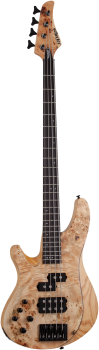 SCHECTER Electric Bass Guitar, Reaper-4, Natural Satin, Lefthand