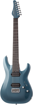 SCHECTER E-Gitarre, Signature Aaron Marshall AM-7, Cobalt Slate