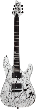 SCHECTER Electric Guitar, C-1 Ink Bomb