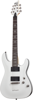 SCHECTER E-Gitarre, Demon 6, Vintage White