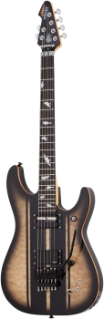 SCHECTER E-Gitarre, Signature DJ Ashba, Natural Black Burst