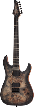 SCHECTER E-Gitarre, C-6 Pro, Charcoal Burst