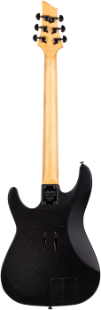 SCHECTER Electric Guitar, Demon-6 FR S, Aged Black Satin