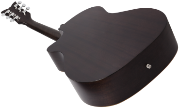 Preview: SCHECTER Steel String Guitar, Deluxe, See-Thru Black Satin