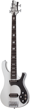 SCHECTER Electric Bass Guitar, Stargazer-5, Gloss White