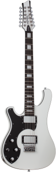 SCHECTER Electric Guitar, Stargazer-12, Gloss White, Lefthand