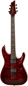 SCHECTER Electric Guitar, USA Custom Hollywood Classic, Black Cherry