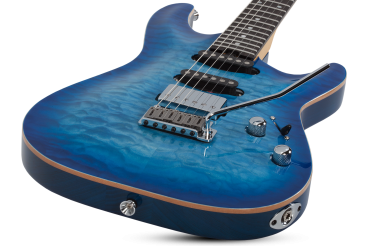 SCHECTER E-Gitarre, California Classic, Trans Sky Burst