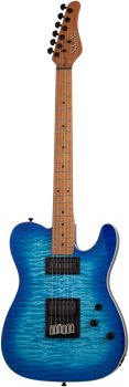 SCHECTER E-Gitarre, PT Pro, Trans Blue Burst