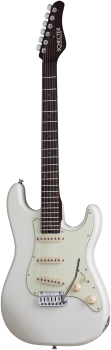 SCHECTER E-Gitarre, USA Custom Nick Johnston Traditional, Atomic Snow