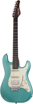 SCHECTER E-Gitarre, USA Custom Nick Johnston Trad. Wembley, Teal Green Metallic