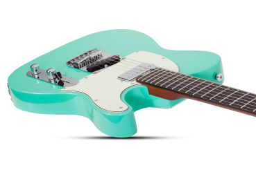 SCHECTER E-Gitarre, USA Custom Nick Johnston PT Wembley, Teal Metallic