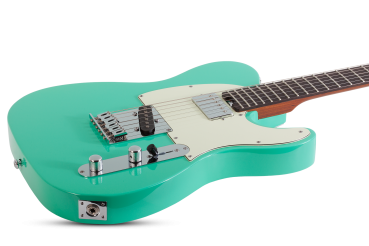 SCHECTER E-Gitarre, USA Custom Nick Johnston PT Wembley, Teal Metallic