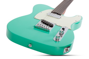 SCHECTER E-Gitarre, USA Custom Nick Johnston PT Wembley, Teal Metallic