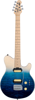 STERLING E-Gitarre, S.U.B., Axis AX3 Quilted Maple Veneer Top, Spectru