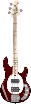 STERLING Bassgitarre, S.U.B., StingRay RAY4HH, Candy Apple Red