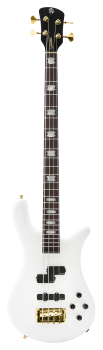 SPECTOR Bassgitarre, Euro Classic, 4-Saiter, aktiv, Solid White Gloss