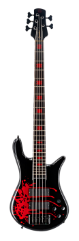 SPECTOR Bassgitarre, Euro Artist, Alex Webster, aktiv, Solid Black Gloss