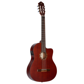 ORTEGA Family Series 4/4 Classical Slim Neck Guitar 6 String - Mahogany Natural + Gig Bag RCE125MMSN
