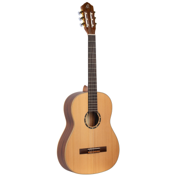 ORTEGA Family Series Pro 4/4 Classical Slim Neck Guitar 6 String - Cedar / Mahogany Natural + Gigbag R131SN