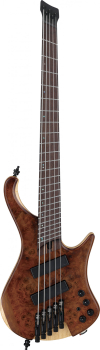 IBANEZ Bass Workshop EHB Electric Bass 5-String Multi Scale - Natural Mocha Low Gloss + Gig Bag1B-EHB1265MSN