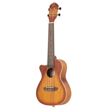 ORTEGA Earth Series Concert Preamp Ukulele 4 String Lefty - Sunburst RUDAWN-CE-L