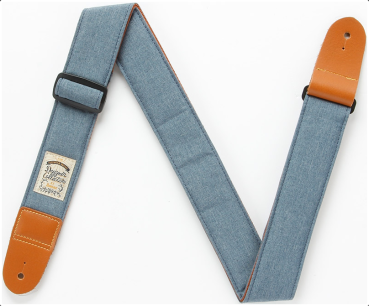 IBANEZ Designer Collection Guitar Strap Light Blue Denim