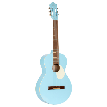 ORTEGA Gaucho Series 4/4 Nylon String Guitar 6-String - Sky Blue + Gig Bag RGA-SKY