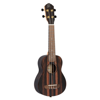 ORTEGA Timber Series Soprano Ukulele 4 String - Ebony Natural + Bag RUEB-SO
