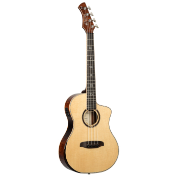 ORTEGA Ken Taylor Signature Series Acoustic Bass 4-String - Natural + Gig Bag KT-WALKER-V3
