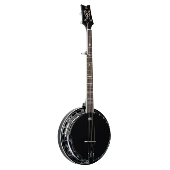 ORTEGA Raven Series Banjo 5 String - Mahogany Black + Bag OBJ650-SBK