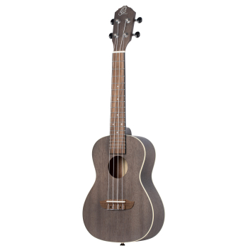 ORTEGA Earth Series Concert Ukulele 4 String Lefty - Okoume Coal Black  RUCOAL-L