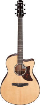 IBANEZ Advanced Acoustic, Platinum Collection 6-Str Natural High Gloss Auditorium Body AAM700CE-NT