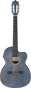 IBANEZ GA Classical Guitar 6-String - Open Pore Blue Berry GA5FMTCE-OB