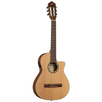 ORTEGA Family Series 3/4 Nylon String Guitar 6-String - Natural + Gig Bag RCE125-3/4