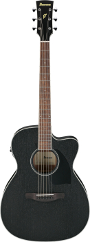 IBANEZ PC Performance Acoustic Guitar 6-String - Weathered Black PC14MHCE-WK