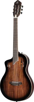 ORTEGA TourPlayer DeLuxe Nylon String Guitar 6-String Lefty - Acacia Burst + Gig Bag RTPDLX-ACA-L