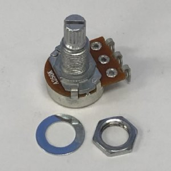 IBANEZ Potentiometer - A250K, D16, knurl shaft, long thread 3V254SAS01-KL
