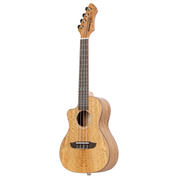 ORTEGA Horizon Series Concert Preamp Ukulele 4 String Lefty - Mango Natural + Bag RUMG-CE-L