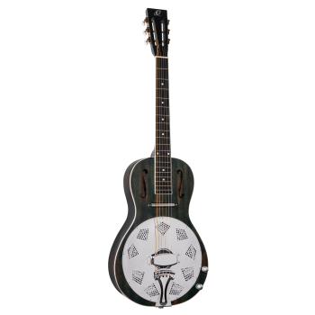 ORTEGA Americana Series Resonator Guitar 6 String - Distressed Denim Matte / Chrome HW RRG30E-DD