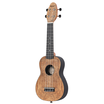 KEIKI K3 Series Soprano Ukulele Lefty Set - Spalted Maple / ABS K3-SPM-L