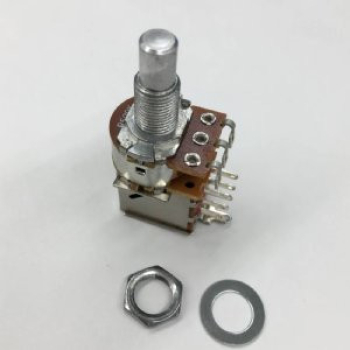 IBANEZ Potentiometer B500K, D16, solid shaft, long thread, push-pull switch 3V504SBSW1-SL